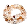 Natural Yellow Hematoid Quartz Golden Healer Quartz Beads Strands GG-CBA4808-H01-02-3