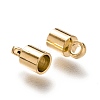 Brass Cord Ends KK-H759-41B-G-2