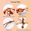 Braided Wax Rope Cord Macrame Pouch Necklace Making NJEW-J007-02-5