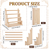 4-Tier Wood Bracelet Organizer Display Stands BDIS-WH0010-16C-2