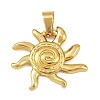 304 Stainless Steel Pendants STAS-K315-05G-1