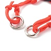 Polyester & Spandex Cord Bracelet Sets BJEW-JB06367-01-5