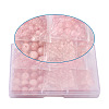  Natural Round Loose Gemstone Rose Quartz Beads G-TA0001-09-3