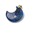 Dyed Natural Lapis Lazuli Pendants G-A297-02G-07-2