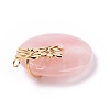 Natural Rose Quartz Pendants G-E088-03P-05-4