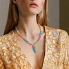 Handmade Polymer Clay Heishi Beads Pendant Necklaces X1-NJEW-JN02816-6