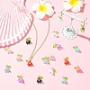 Transparent Acrylic Pendants PALLOY-YW00081-01-4