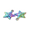 Ion Plating(IP) 304 Stainless Steel Pendants STAS-C003-14MC-3