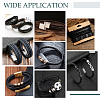 10M 8-Ply PU Leather Braided Cord WL-WH0014-01A-8