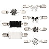 7Pcs 7 Styles Alloy Cardigan Clips JEWB-CA0001-70-1