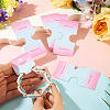 50Pcs Folding Paper Jewelry Display Cards ODIS-TA0001-07D-6