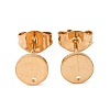 304 Stainless Steel Stud Earring Findings STAS-H436-21G-04-1