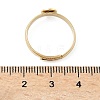 Adjustable Brass Pad Ring Settings KK-K414-10D-G-3