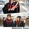 Polyester Graduation Honor Ribbon & Braided Bracelets & Brooch Sets AJEW-WH20816-001B-4