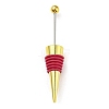 DIY Beadable Alloy Red Wine Stopper AJEW-Z016-03A-G-1