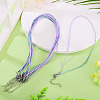 10Pcs Cotton & Metallic Cord Necklace Making NJEW-TAC0056-5