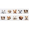 Dog Paper Stickers DIY-M071-03D-2