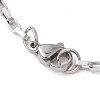 304 Stainless Steel Venetian Chain Necklaces for Women NJEW-JN04982-5