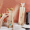 2 Bags 2 Styles Cute Girl Shaped Wood Hair Clip Holders ODIS-PH0001-93-3