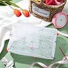 Plastic Mesh Canvas Sheets DIY-WH0257-33-4