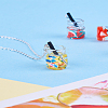 CRAFTDADY Glass Bottle Pendants GLAA-CD0001-01-25