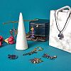 DIY Rainbow Color Pendant Necklace Making Kit DIY-SZ0007-57-5