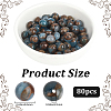 80Pcs Natural Chalcedony Beads Strands G-PA0002-36B-2