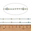 Handmade Brass Glass Beaded Chains GL-CBA1C06-01G-01-3