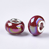 Opaque Resin European Beads RPDL-T038-007F-2