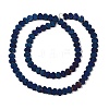 Electroplated Natural Lava Rock Beads Strands G-Q1009-G01-02F-2