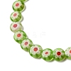 Handmade Millefiori Lampwork Beads Strands LAMP-G164-11H-3