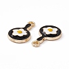 Alloy Enamel Pendants X-PALLOY-P287-10LG-02-3