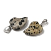 Natural Dalmatian Jasper Pendants G-B127-11P-02-3