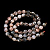 Natural Red Tree Agate Beads Strands G-K389-B89-01-3