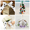 1Roll Printed Polyester Chiffon Ribbons OCOR-CY0002-35B-4