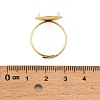 Brass Adjustable Finger Rings Findings KK-A272-04A-G-3
