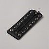 PU Leather Lace-in Boot Zipper Inserts DIY-WH0499-05A-01-2