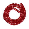 Transparent Glass Beads Strands GLAA-T028-14T-06-2