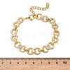 9.5MM 304 Stainless Steel Crystal Rhinestone Bowknot Link Chain Bracelets SA-CBA2696-22G-5