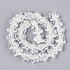 Handmade Foil Glass Beads Strands FOIL-Q002-07F-2