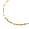 Adjustable Slider Brass Cardano Chain Necklaces for Men Women NJEW-G160-12G-2