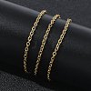 2MM 304 Stainless Steel Cable Chain Necklaces for Women SA-CBACA62-05G-2
