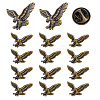 15Pcs Alloy Brooch JEWB-DC0006-49AB-1