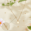 Brass Crimp Beads Covers KK-BC0014-72A-G02-4