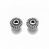 Tibetan Style Alloy Spacer Beads TIBEP-S319-117AS-RS-2