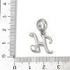 Brass European Dangle Charms KK-Z097-01H-GP-3