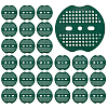 Plastic Staples Gaskets FIND-WH0173-336B-1