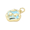 Brass Enamel Pendants KK-CBA3F25-09G-04-2