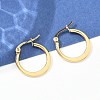304 Stainless Steel Hoop Earrings EJEW-F105-23G-4