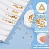 100Pcs Brass Beads KK-FI0001-04G-4